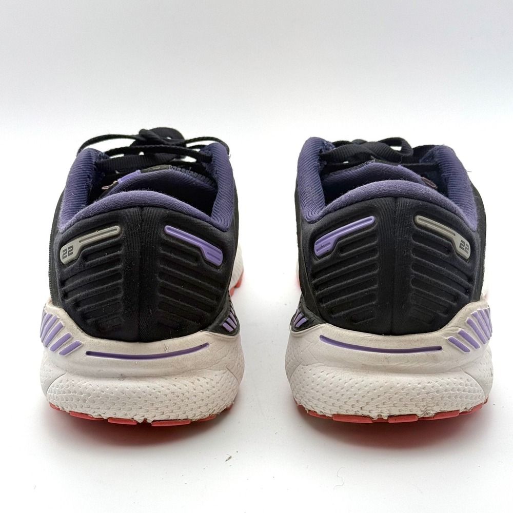 Brooks Adrenaline‎ GTS 22 Running Shoes Womens 9 Navy Purple Pink Athletic Snkr - Picture 8 of 13